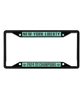 Wincraft New York Liberty 2024 Wnba Finals Champions Metal Laser Cut License Plate Frame