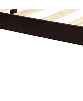 Slickblue Platform Bed Frame with Headboard - Wood Slat Support