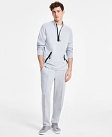 Alfani Mens Alfatech Pants Quarter Zip Pullover Exclusively For Macys