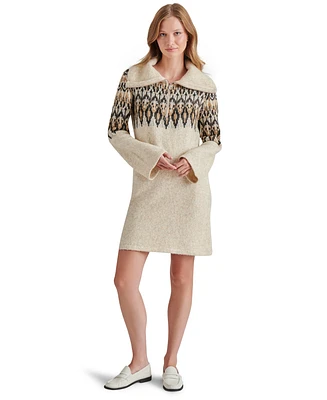 Steve Madden Women's Essa Half-Zip Sweater Dress