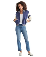 Steve Madden Women's Fernando Varsity Sweater Jacket