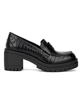 New York & Company Women's Penni Lug Sole Penny Loafer