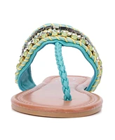 New York & Company Women's Joyce Thong Beaded Sandal