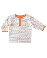 Yoga Sprout Baby Boys Unisex Cotton Layette Set, Giraffe