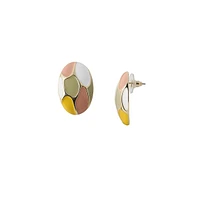 Sohi Women's The Python Stud Earrings