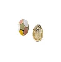 Sohi Women's The Python Stud Earrings