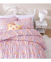 Alex + Bella Garden Posies -Piece Embellished Soft Microfiber Comforter Set