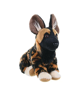 Wild Republic Cuddlekins Mini African Wild Dog Stuffed Animal, 8 Inches