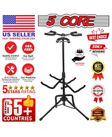 5 Core Triple Guitar Stand Floor Adjustable 30