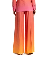 Mac Duggal Women's Ombre Crepe Wide Leg Trousers