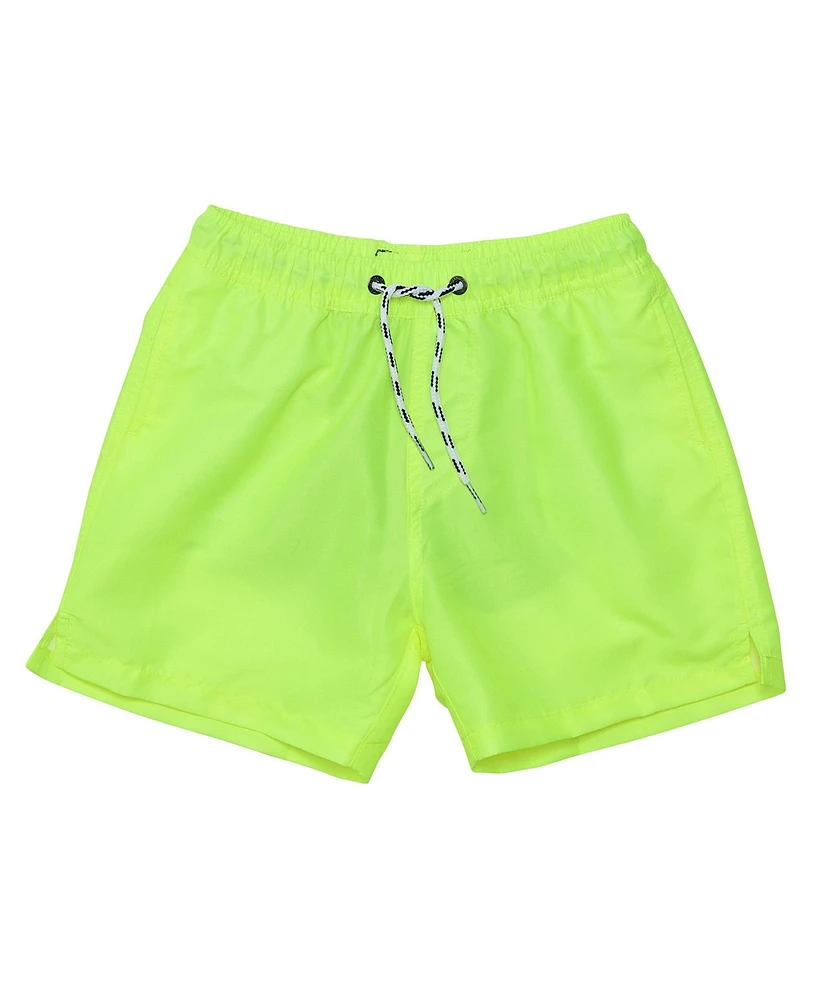 Snapper Rock Big Boys Citron Comfort Lined Swim Short