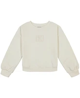 Calvin Klein Big Girls Bubble Sweatshirt