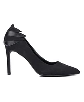 New York & Company Women's Magdi- Applique Pointy Pump Heels