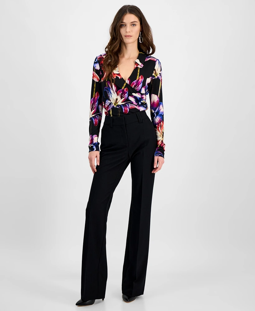 I.n.c. International Concepts Women's Mid Rise Bootcut Pants, Long Lengths, Exclusively at Macy's
