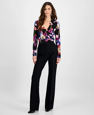 I.n.c. International Concepts Women's Mid Rise Bootcut Pants, Long Lengths, Exclusively at Macy's