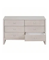 gaomon Stylish 6 Drawer Dresser For Bedroom, Large Storage Space Versatile Storage Cabinet