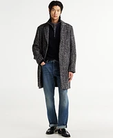 Tommy Hilfiger Men's Tailored Fit Herringbone Coat