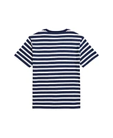 Polo Ralph Lauren Big Boys Logo Striped Cotton Jersey Tee