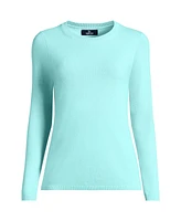 Lands' End Women's Cashmere Tall Crewneck Sweater