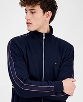 Tommy Hilfiger Men's Global Stripe Zip-Front Track Jacket