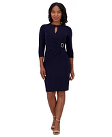 Jessica Howard Petite Keyhole Side-Ring Sheath Dress