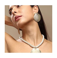Sohi Women's The Seashell Jewellery Set