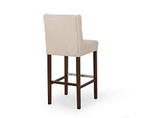 Set of 2 Counter Height Bar Stool with Backrest,Bar Chairs for Kitchen Island or Home Bar-The Pop