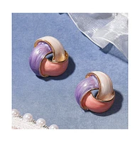 Sohi Women's The Overlap Stud Earrings