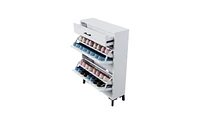 Slickblue Shoe Storage Cabinet for Entryway Organization and Space-Saving Solutions