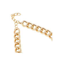 Sohi Women's The Medium Chunky Link Chain Necklace