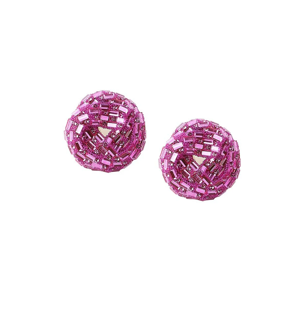 Sohi Women's The Nodum Stud Earrings