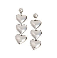 Sohi Women's The Hearts Drop Earrings