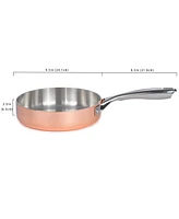 Tri-Ply 9.5" Deep Skillet, Non-Hammered
