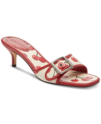 Coach Women's Margot Cherry Print Sandals