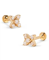 brook & york Zola Flower Flat Back Earring