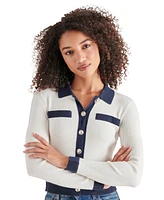 Steve Madden Women's Ayda Contrast-Tipped Cardigan