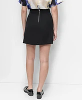 Dkny Women's Twill Cargo Mini Skirt