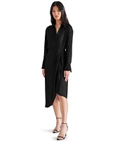 Steve Madden Women's Martina Asymmetrical-Hem Wrap Dress