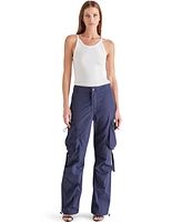 Steve Madden Women's Kaira Bungee-Cord Cargo Pants