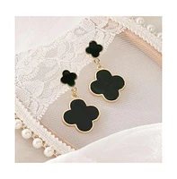 Sohi Women's The Clover Drop Earrings