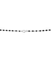 Effy Cultured Tahitian Black Pearl (3-11mm) and Onyx (3mm) 20" Pendant Necklace in Sterling Silver