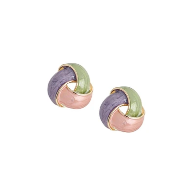 Sohi Women's The Overlap Stud Earrings