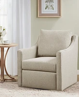 Martha Stewart Collection 30" Wood Christian Wide Swivel Armchair