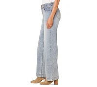 Democracy Petite Ab Solution High-Rise Wide-Leg Jeans