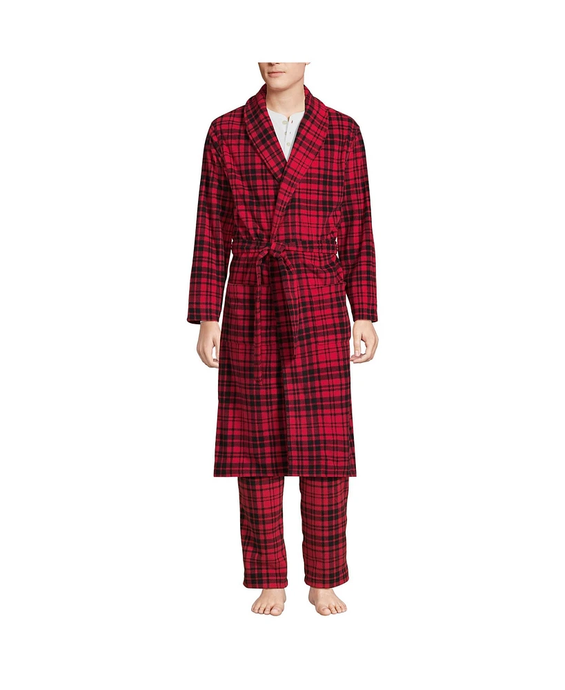 Lands' End Men's Fleece Robe