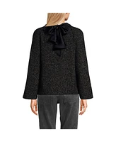 Lands' End Women's Blend Bow Back Sweater