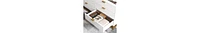 gaomon Dresser For Bedroom, Large 6 Drawer Dresser Organizer With Golden Metal Handle And Legs, Modern Chest Of Drawers, Large Dresser For Closet, Hal