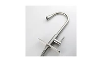 Slickblue High Arc Single Handle Kitchen Faucet with Pull Down Sprayer, Stainless Steel Sink Faucet