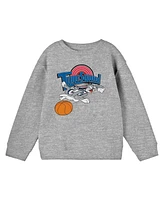 Space Jam Boys Bugs Bunny Dribbling Athletic Heather Long Sleeve Shirt