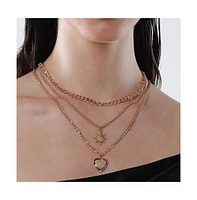 Sohi Women's The Ellie Multi-Layer Necklace